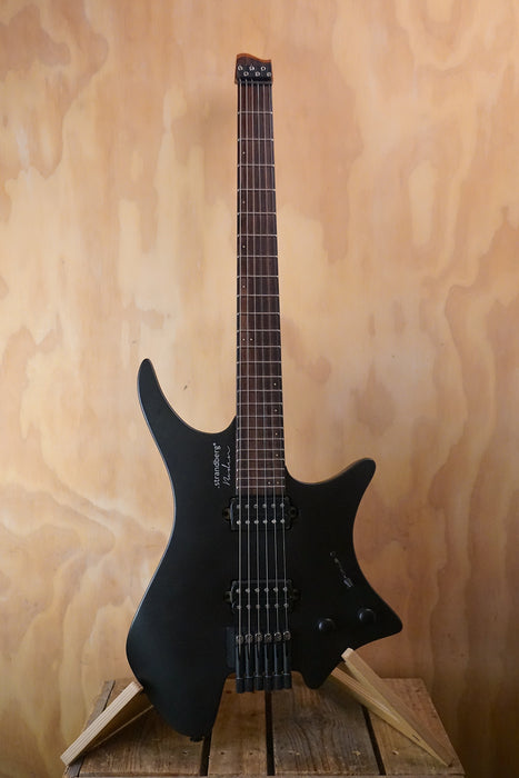 Strandberg Boden Essential 6 Black Granite Headless Electric Guitar, (Used)
