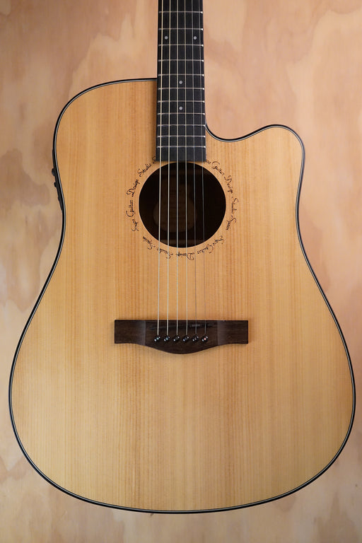 SQOE SQ-BCS Electro-Acoustic Guitar, (Used) - Fair Deal Music