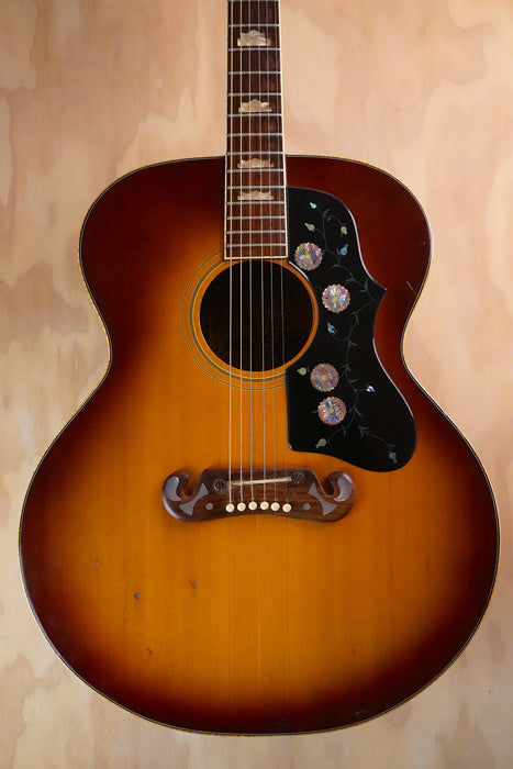 1970s Antoria J-200 Sunburst MIJ Acoustic Guitar, (Used)