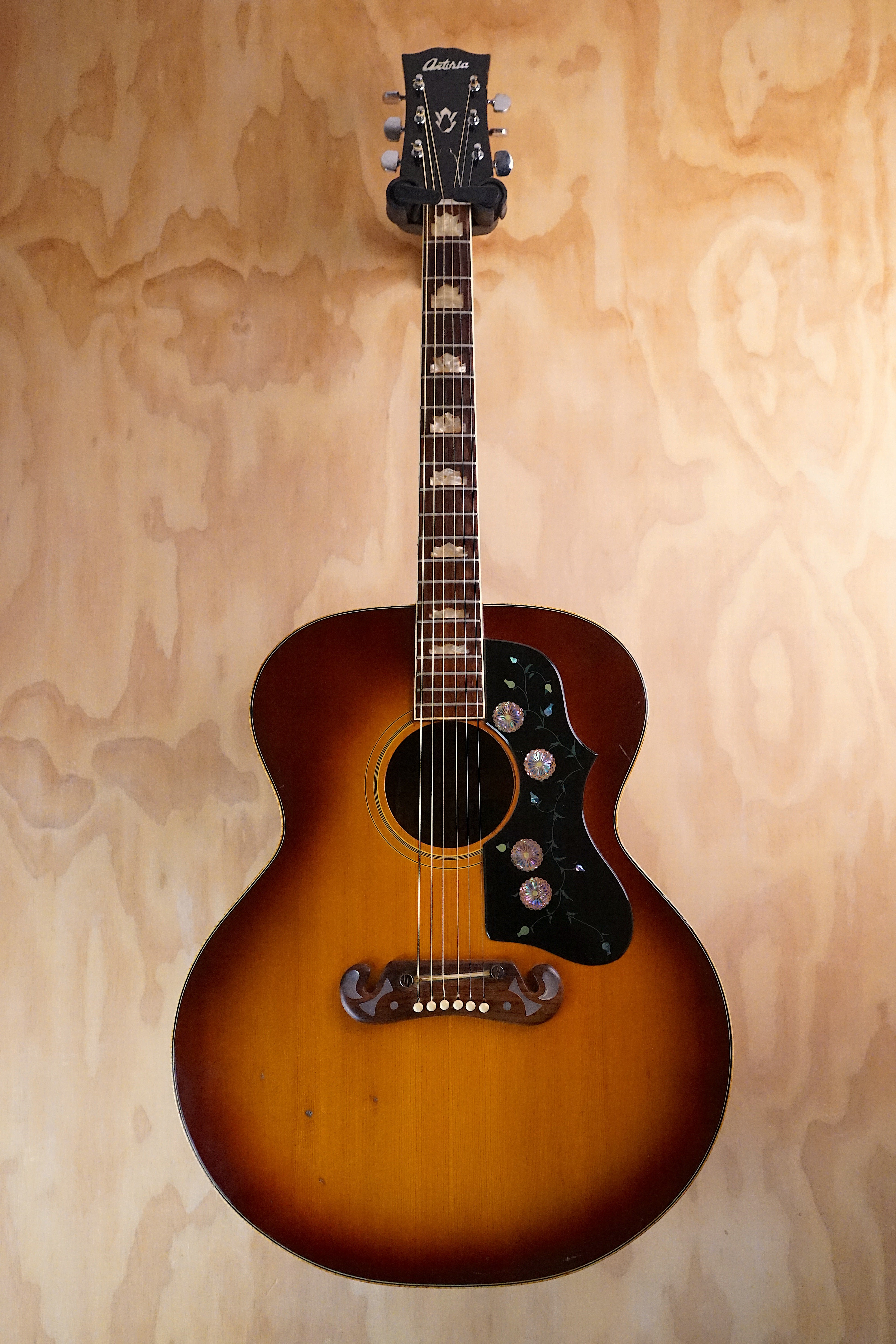 1970s Antoria J-200 Sunburst MIJ Acoustic Guitar, (Used) - Fair Deal Music