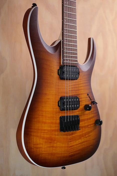 Ibanez RGA42FM Dragon Eye Burst Flat Electric Guitar, (Used)