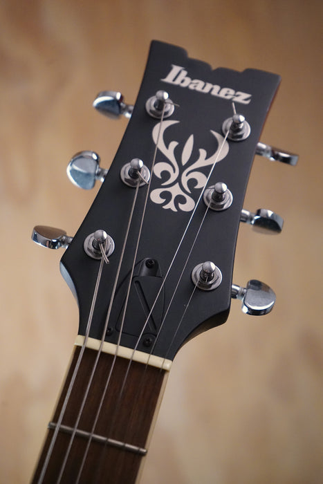 Ibanez AM53 SRF Sunburst Red Flat Semi-Hollow Electric Guitar, (Used)