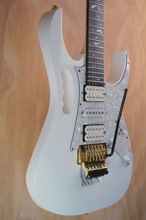 Ibanez JEM7VP Steve Vai Signature White Electric Guitar, (Used, Comm)
