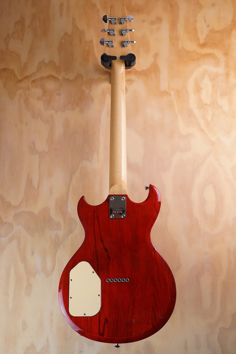 Aria Pro II Cardinal Series CS-350 Transparent Red Electric Guitar, (Used)