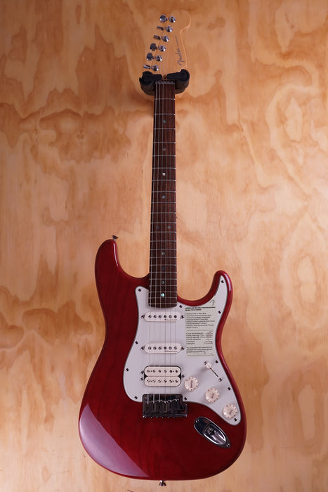 Fender American Deluxe Stratocaster, Trans Red, (Used) - Fair Deal Music