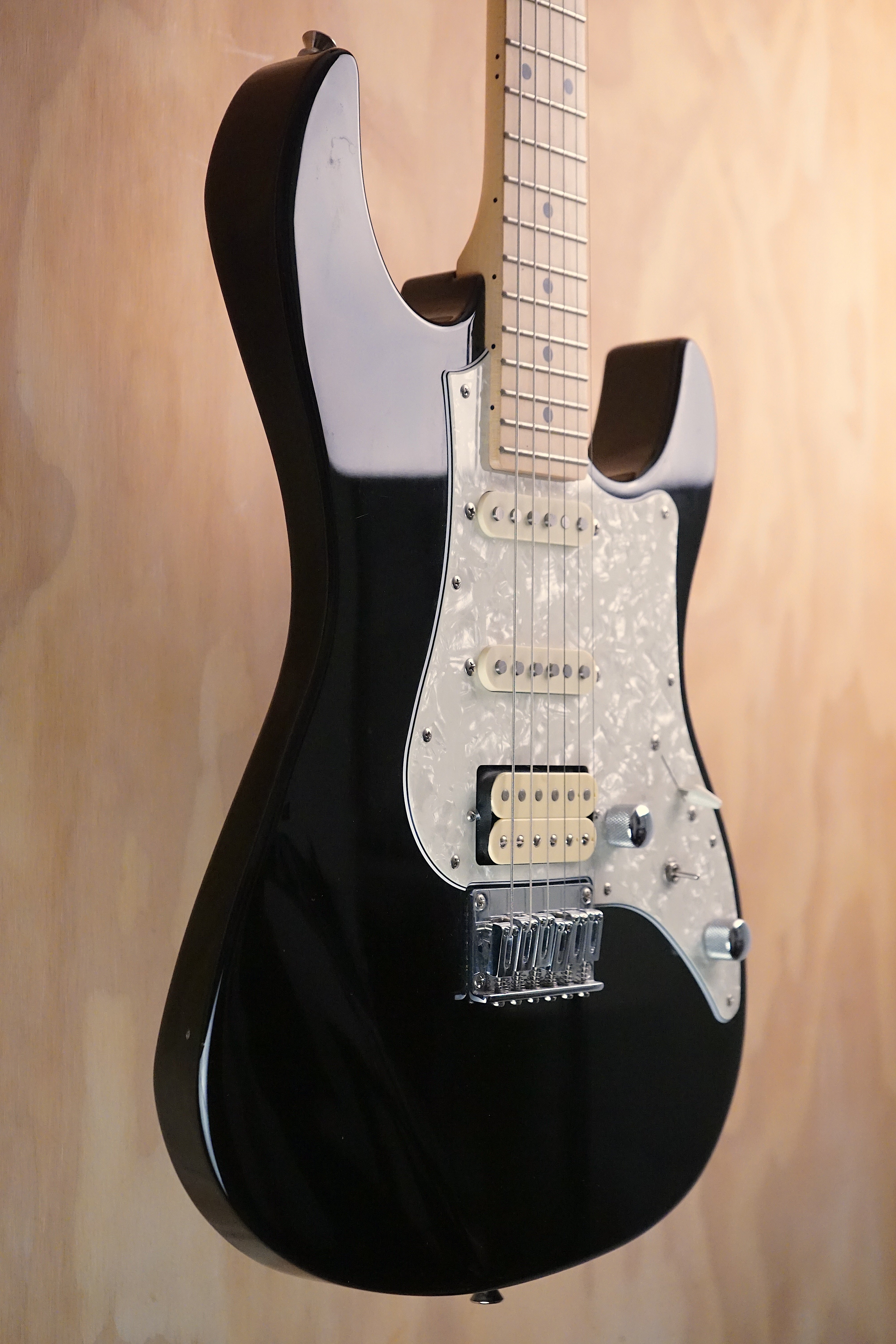 FGN Boundary Odyssey Black Hardtail Electric Guitar, (Used) - Fair Deal Music
