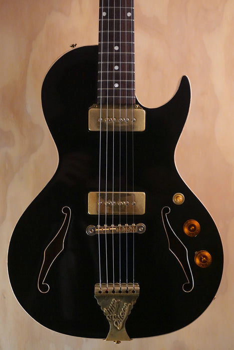 B&G Little Sister Private Build Black Cutaway Electric Guitar, (Used, Comm)