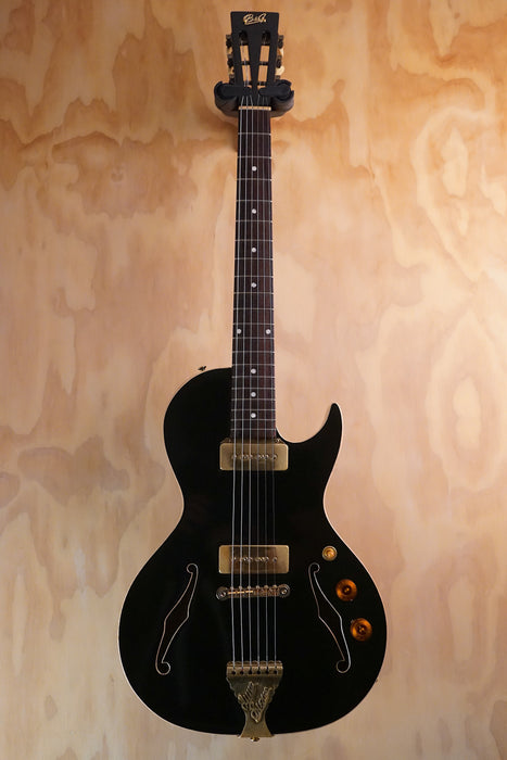 B&G Little Sister Private Build Black Cutaway Electric Guitar, (Used, Comm)