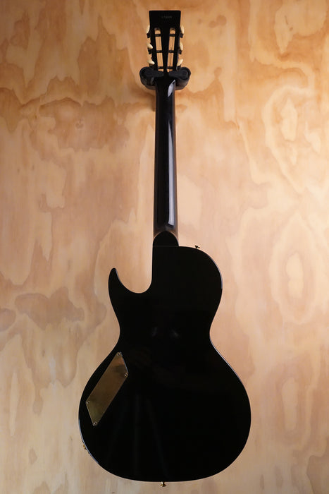 B&G Little Sister Private Build Black Cutaway Electric Guitar, (Used, Comm)