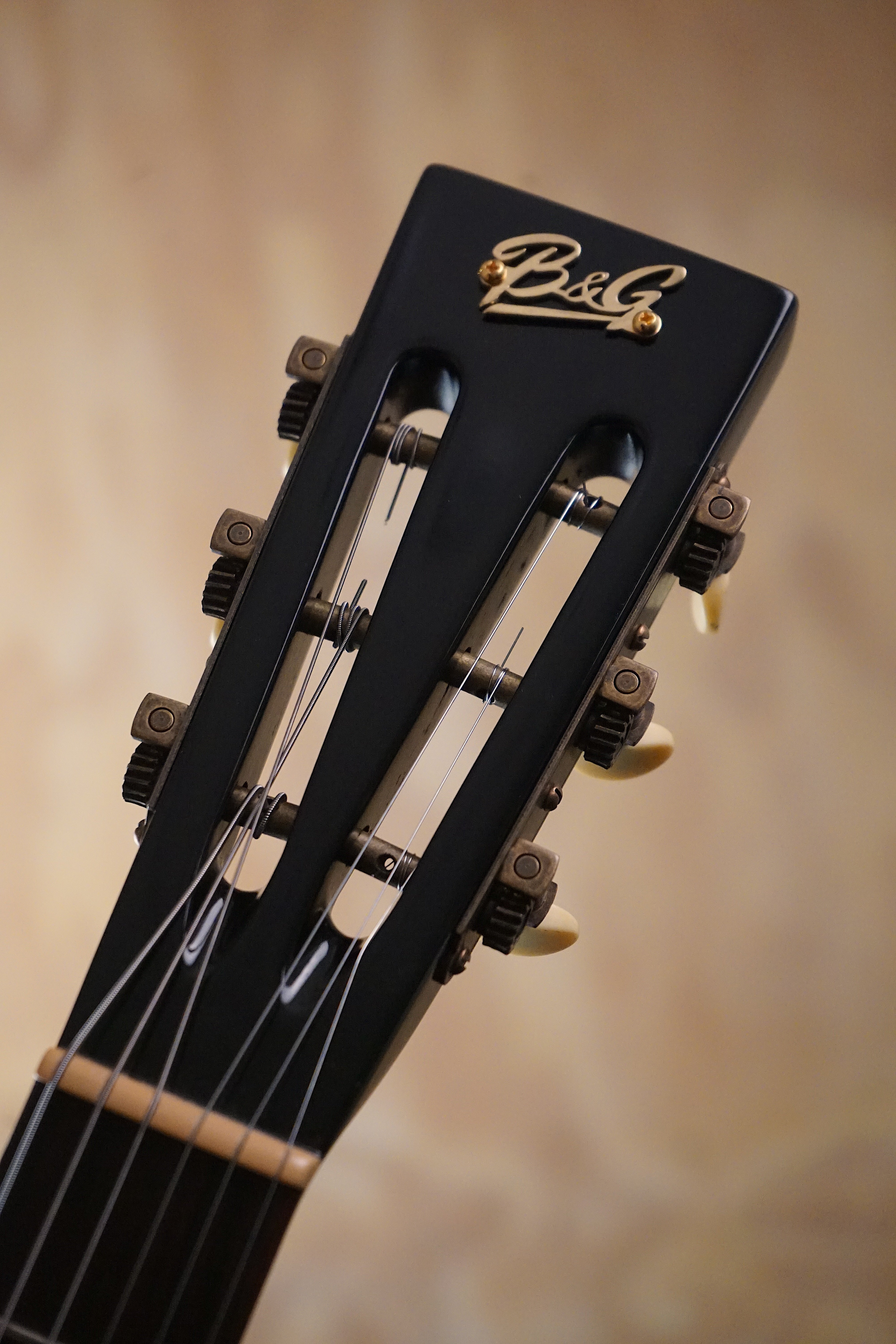 B&G Little Sister Private Build Black Cutaway Electric Guitar, (Used, Comm) - Fair Deal Music