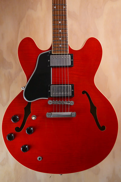 1999 Gibson Left-Handed ES-335 Cherry Semi-Hollow Electric Guitar, (Used, Comm) - Fair Deal Music