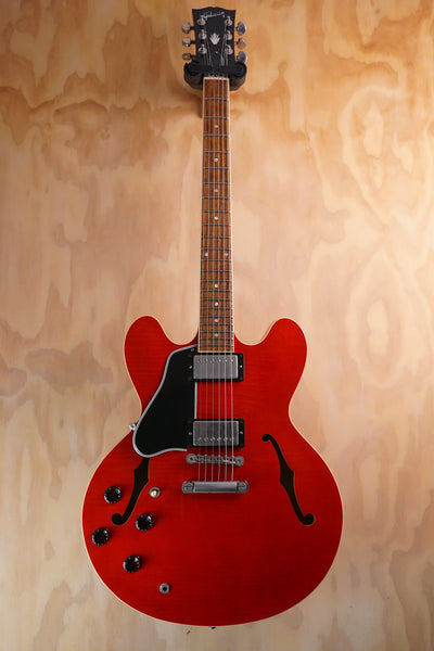 1999 Gibson Left-Handed ES-335 Cherry Semi-Hollow Electric Guitar, (Used, Comm) - Fair Deal Music