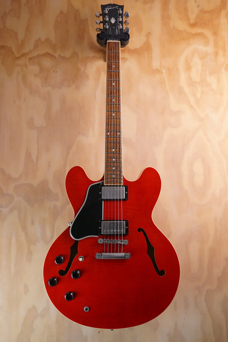 1999 Gibson Left-Handed ES-335 Cherry Semi-Hollow Electric Guitar, (Used, Comm)