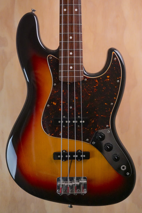 Fender JB-62 Jazz Bass Sunburst, (Used, Comm)