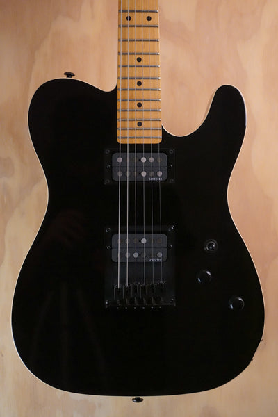 Schecter PT Black Electric Guitar, (Used) - Fair Deal Music