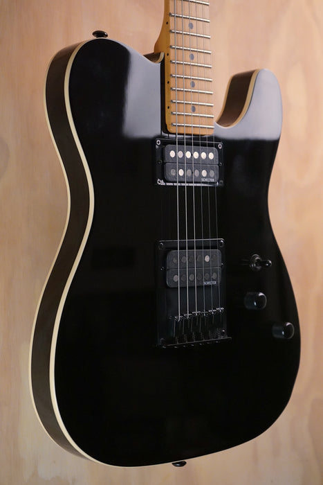 Schecter PT Black Electric Guitar, (Used) - Fair Deal Music