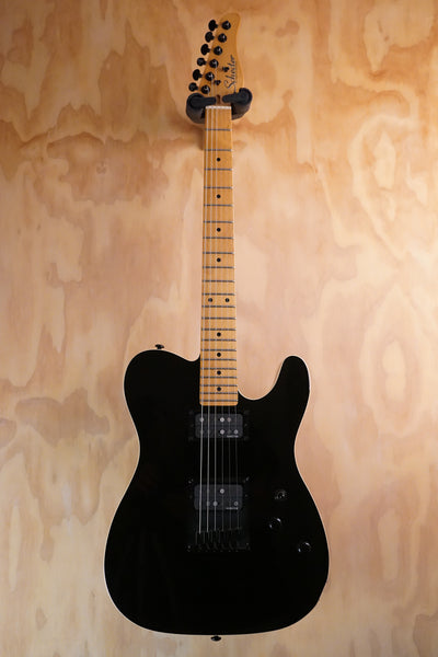 Schecter PT Black Electric Guitar, (Used) - Fair Deal Music
