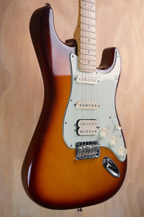 Fender Deluxe Stratocaster HSS Tobacco Sunburst Electric Guitar, (Used)