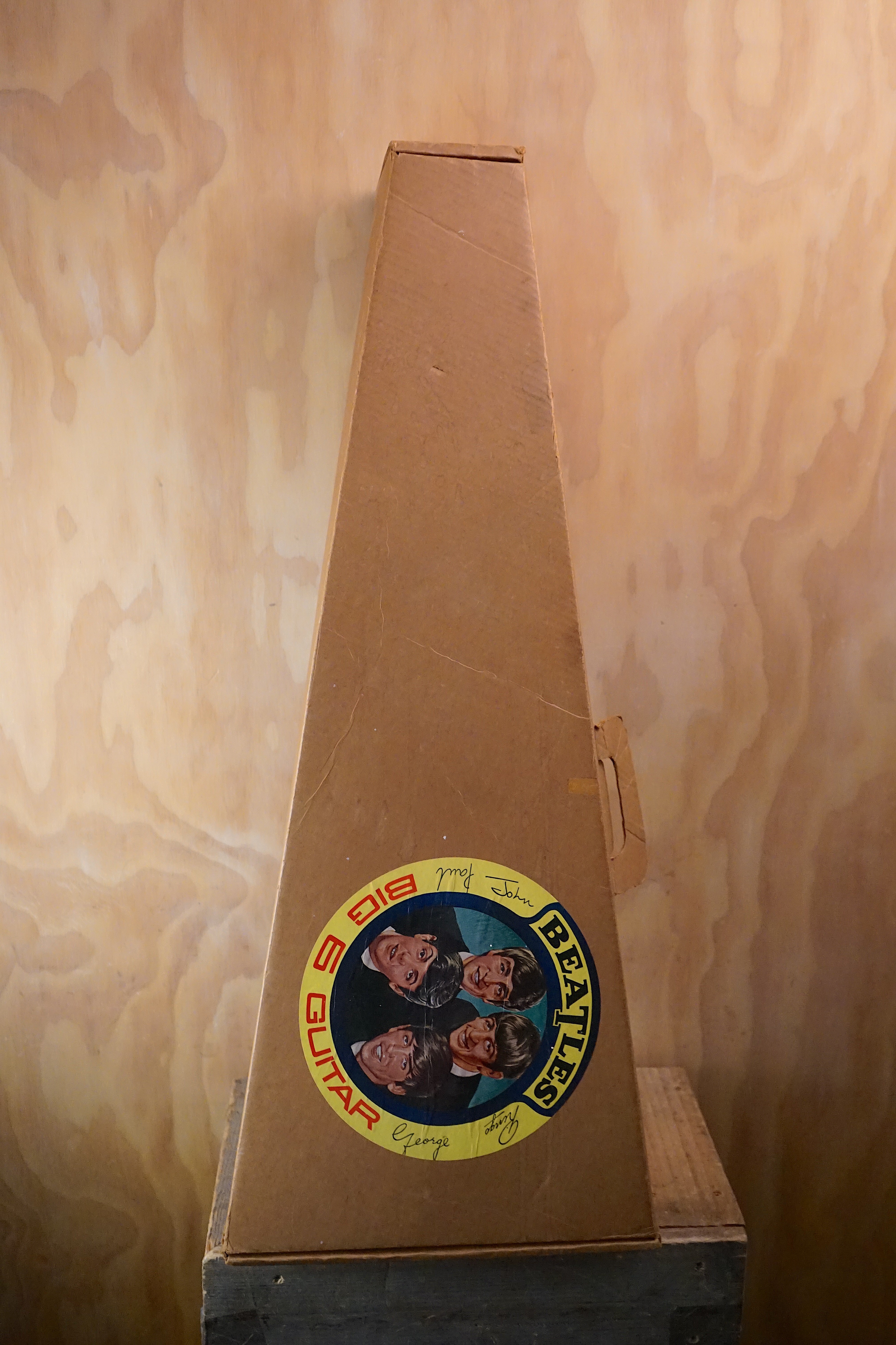 Selcol The Beatles 1964 Big 6 Plastic Toy Guitar with Original Box & Booklet, (Used) - Fair Deal Music