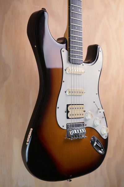 Fretlight Optek 400 Series HSS Sunburst Electric Guitar, (Used) - Fair Deal Music