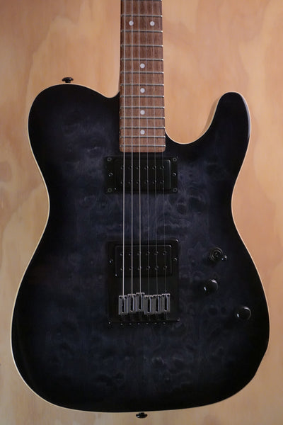 Schecter PT Pro Trans Black Burst Wenge Neck Electric Guitar, (Used)