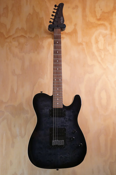 Schecter PT Pro Trans Black Burst Wenge Neck Electric Guitar, (Used)