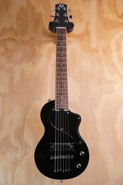 Blackstar Carry-On Travel Guitar ST Black with Blackstar Fly, (Used) - Fair Deal Music