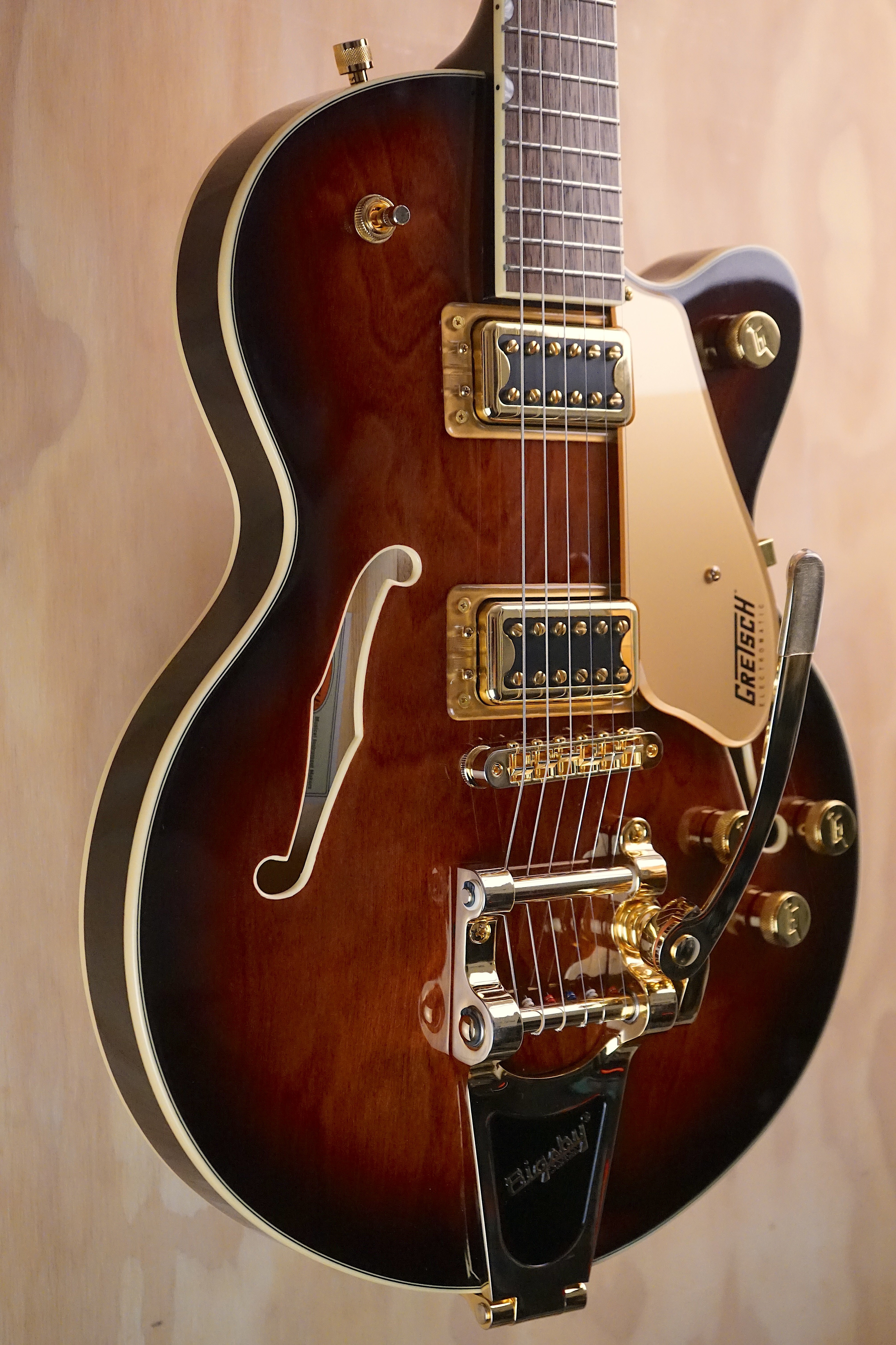 Gretsch G5655TG Electromatic Center Block Jr. Single Barrel Burst, (Used) - Fair Deal Music