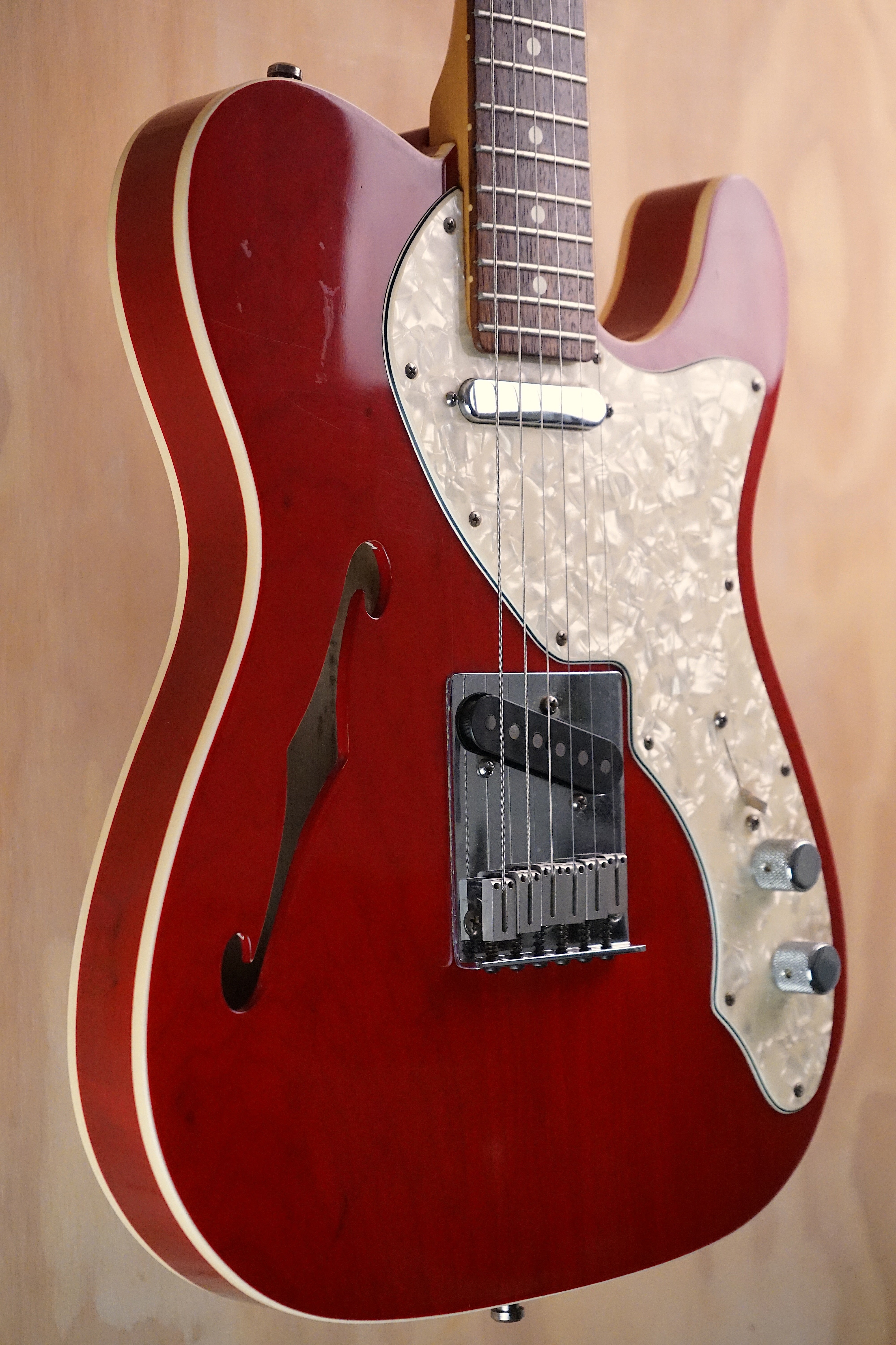 1997 Fender Thinline Telecaster Translucent Red, (Used) - Fair Deal Music