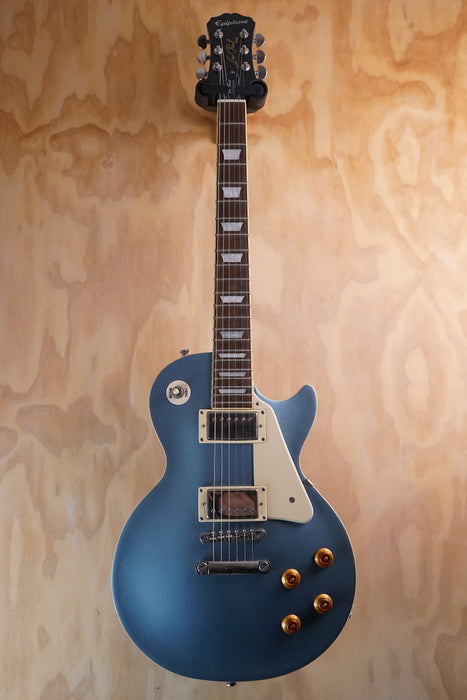 Epiphone Les Paul Standard Pelham Blue Electric Guitar, (Used)