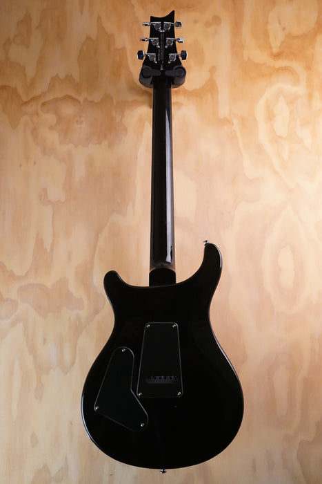 PRS SE Custom 24 Quilt Black Gold Burst Electric Guitar, (Used)