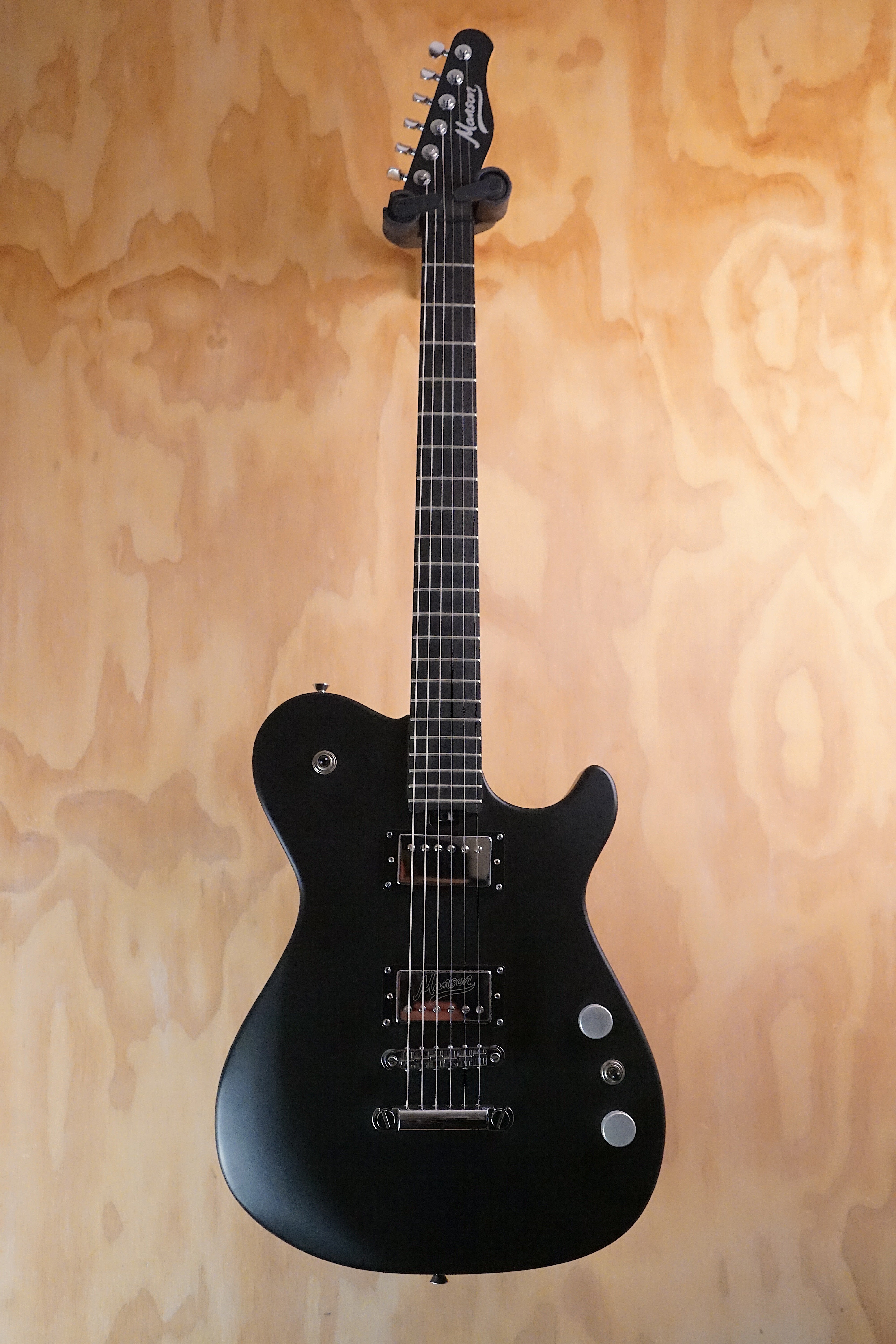 Manson MA-2 EVO Dry Satin Black Electric Guitar, (Used) - Fair Deal Music