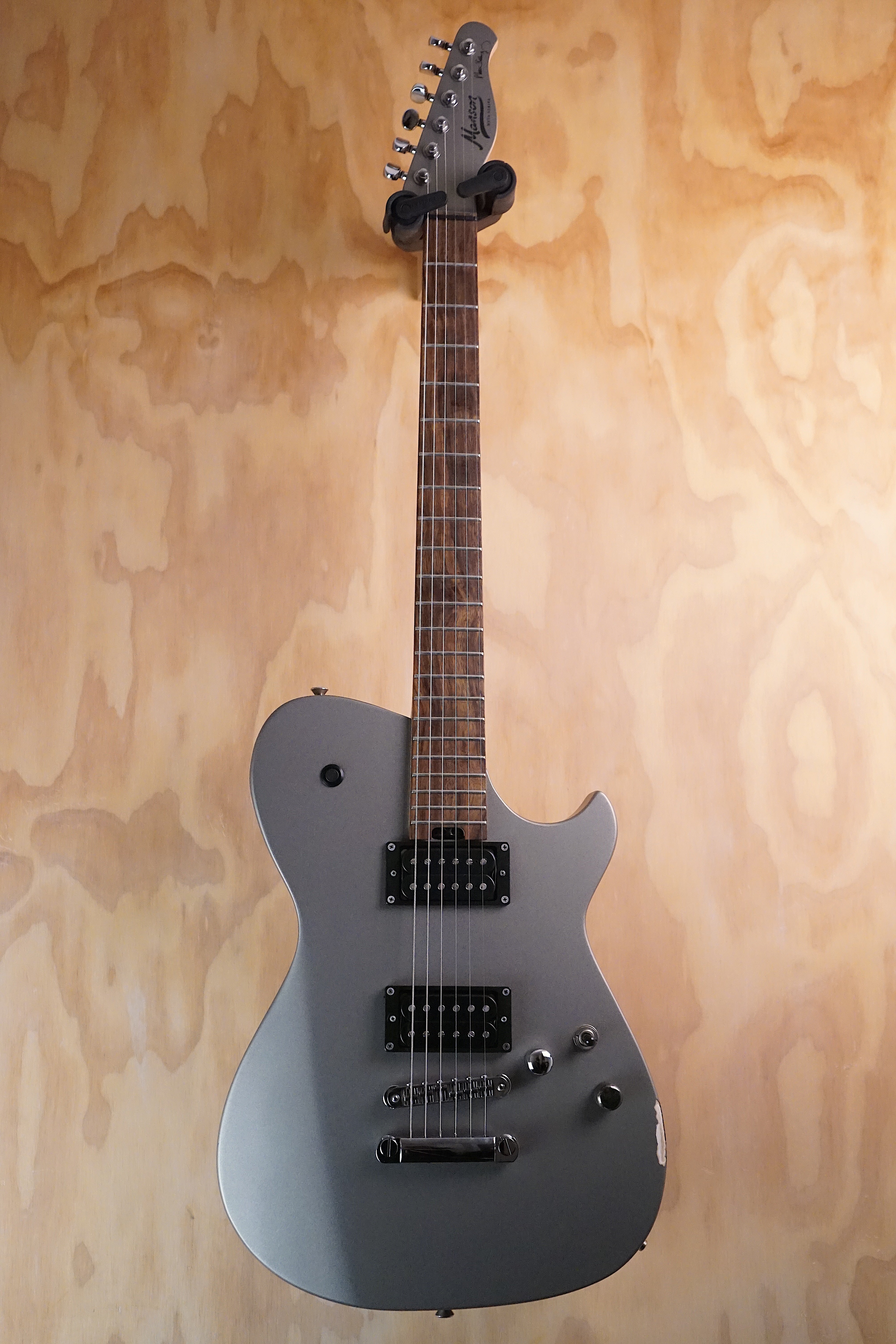 Cort Manson MBM1 Silver Glitter Electric Guitar, (Used) - Fair Deal Music