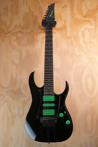 Ibanez UV70P Steve Vai Universe 7-String Black, (Used, Comm)