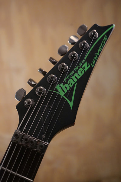 Ibanez UV70P Steve Vai Universe 7-String Black, (Used, Comm)