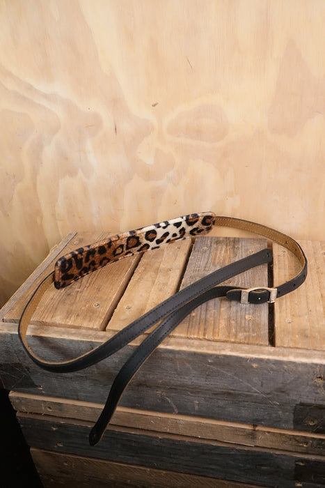 Fender Joe Strummer Stratocaster / Telecaster Case & Matching Vintage Strap Pink Leopard, (Used)