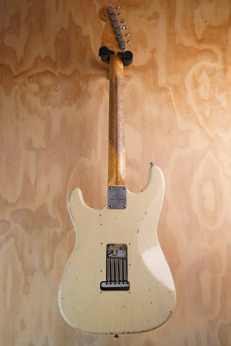 1998 Fender Custom Shop ’50s Cunetto Relic Stratocaster Vintage Blonde Electric Guitar, (Used)