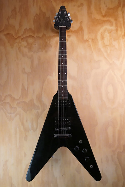 Gibson 80s Flying V Ebony Electric Guitar, (Used)
