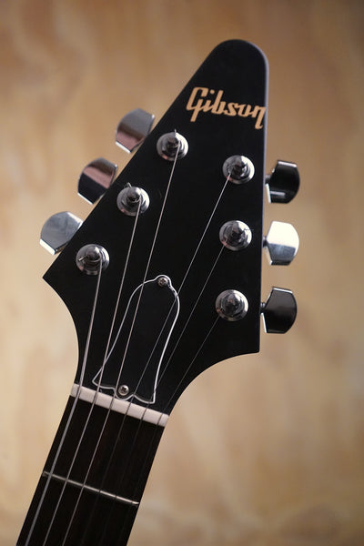 Gibson 80s Flying V Ebony Electric Guitar, (Used)