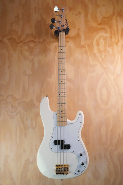Aria Pro II STB Series White Bass Guitar, (Used)