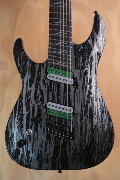 Schecter C-7 Silver Mountain Multiscale Left-Handed, (Used, Comm)