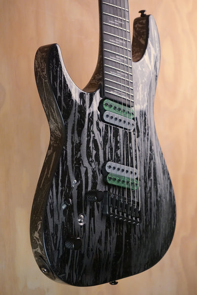 Schecter C-7 Silver Mountain Multiscale Left-Handed, (Used, Comm)