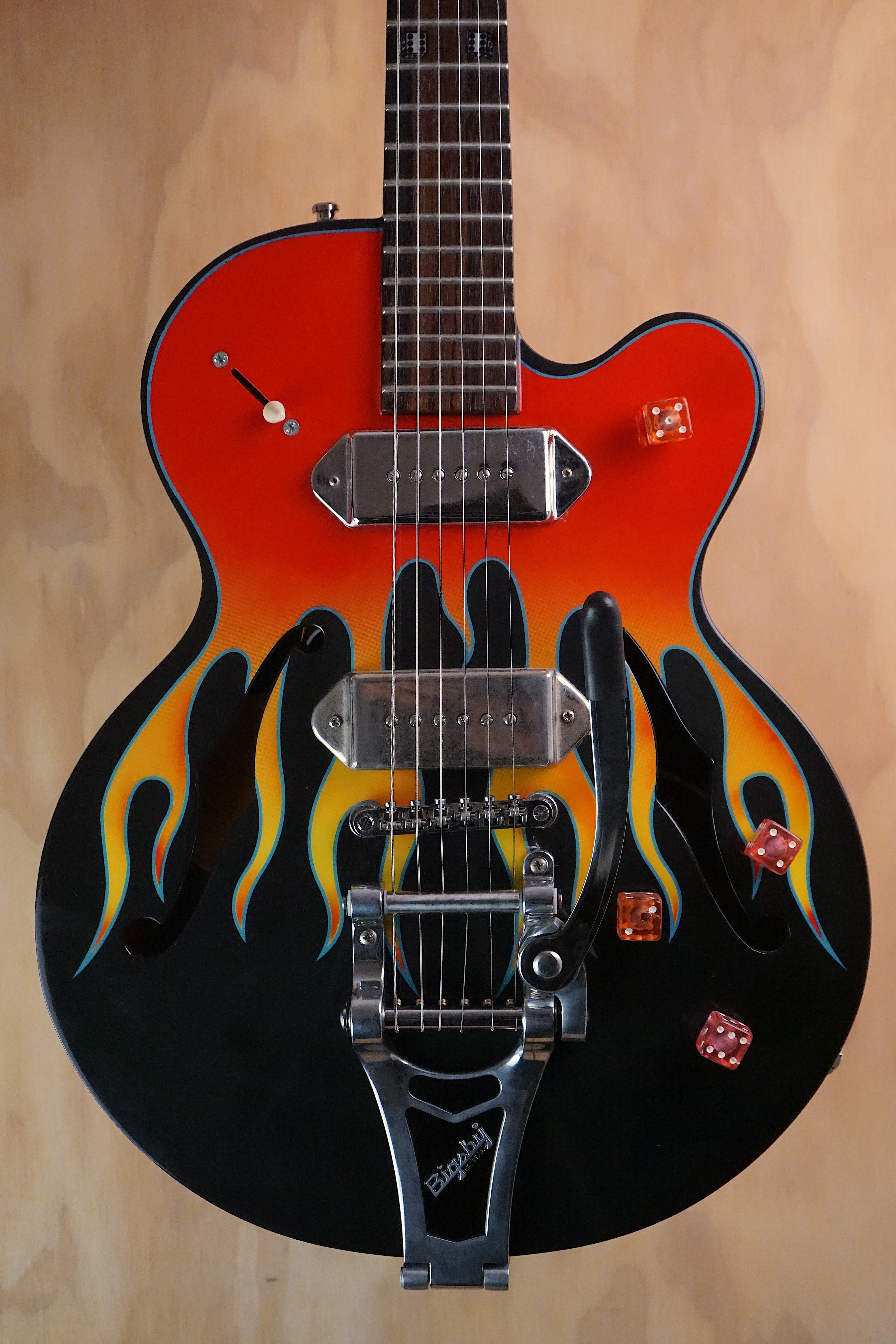 Epiphone Flamekat Semi-Hollow Electric Guitar, (Used)