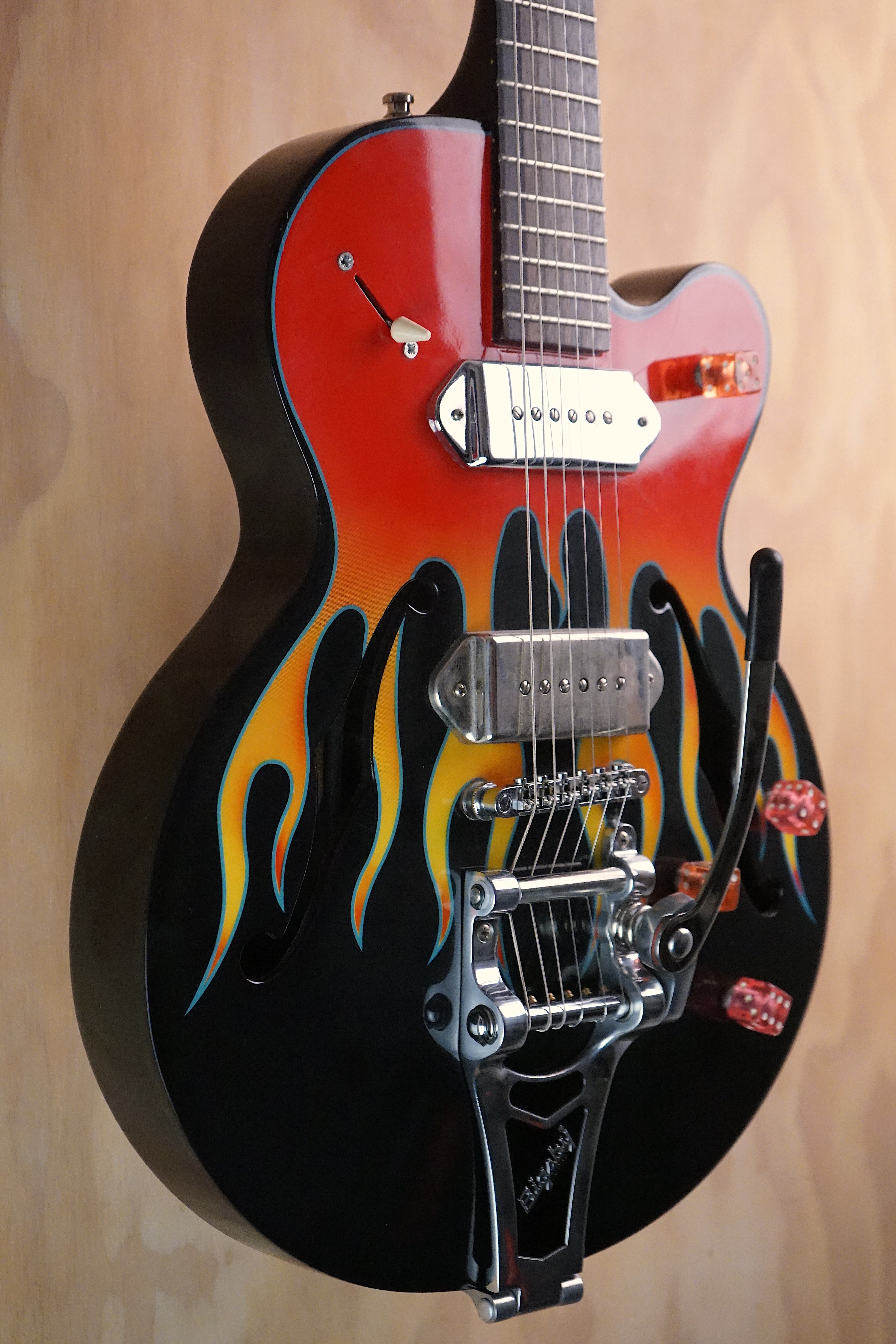 Epiphone Flamekat Semi-Hollow Electric Guitar, (Used)