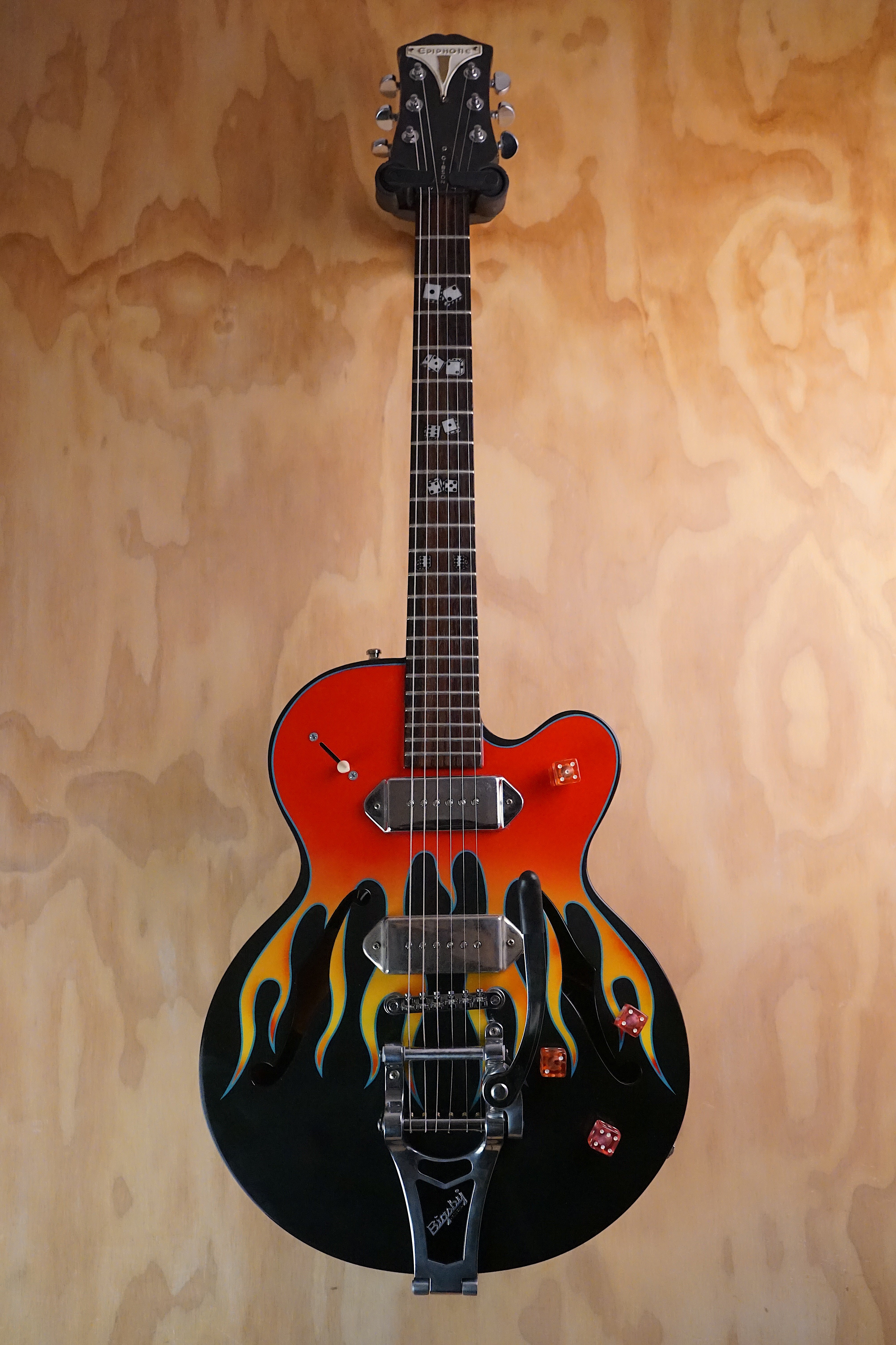 Epiphone Flamekat Semi-Hollow Electric Guitar, (Used)