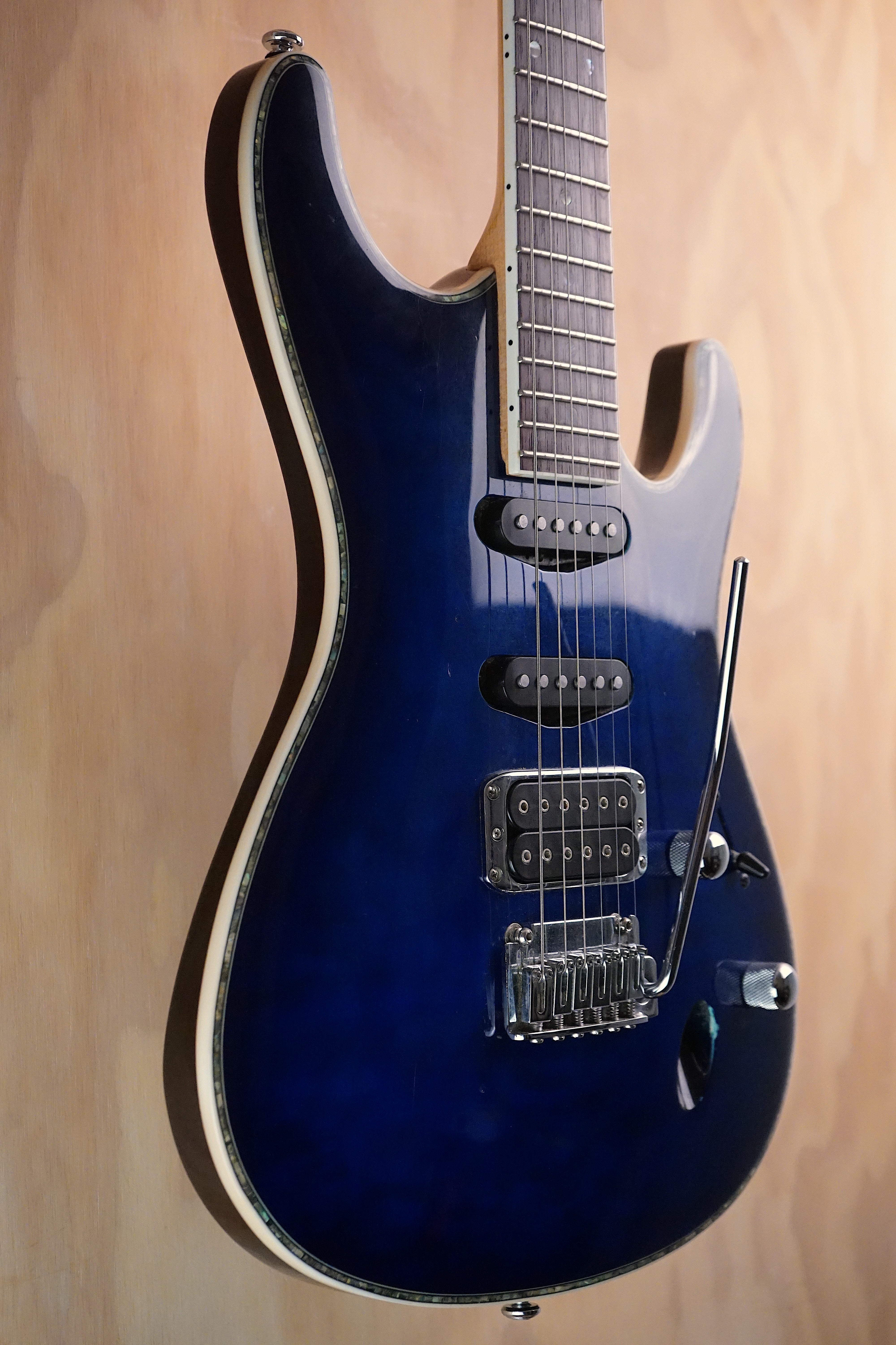 Ibanez SA360NQM Sapphire Blue Electric Guitar, (Used)