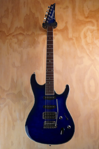 Ibanez SA360NQM Sapphire Blue Electric Guitar, (Used)