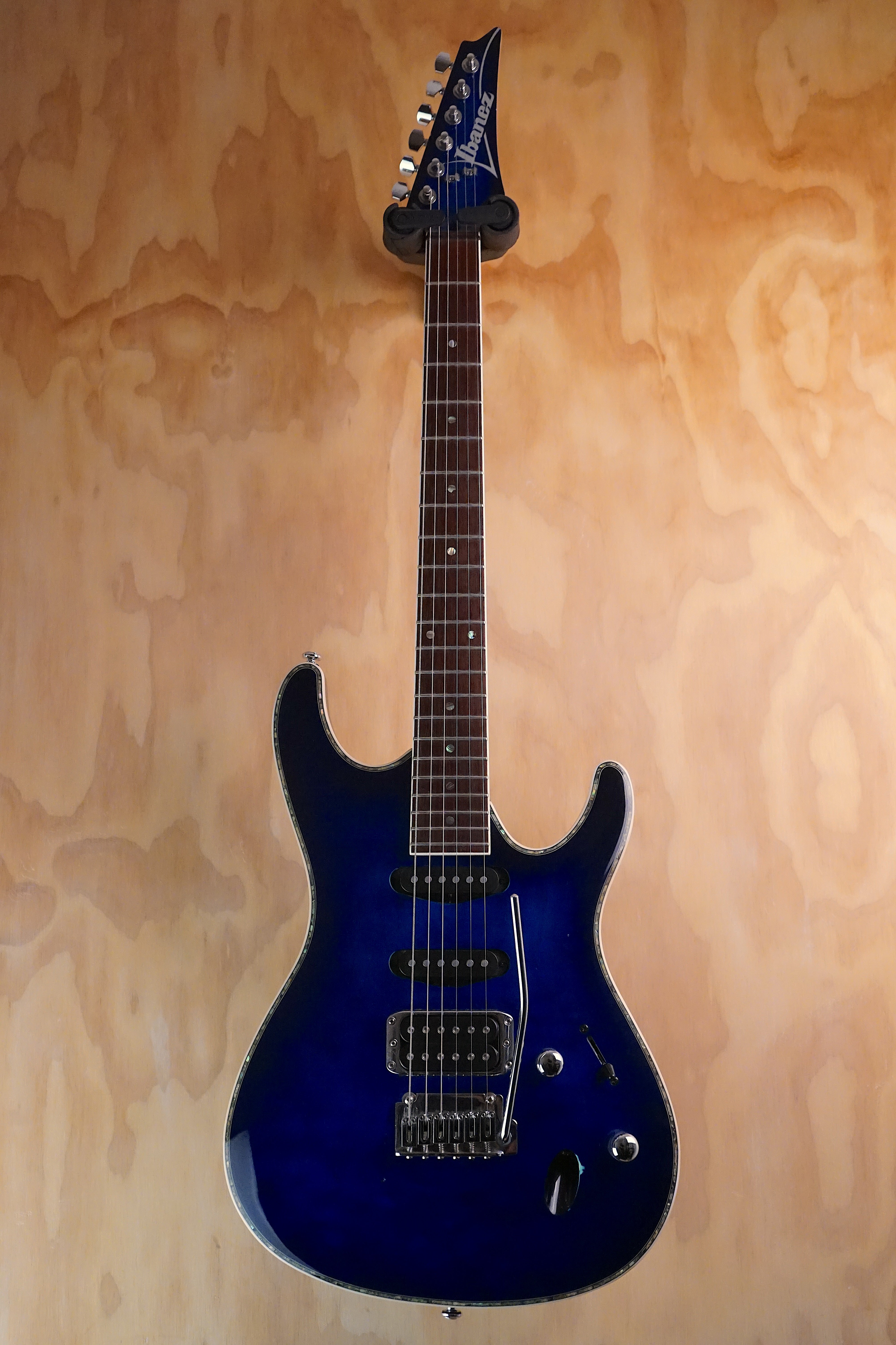 Ibanez SA360NQM Sapphire Blue Electric Guitar, (Used)