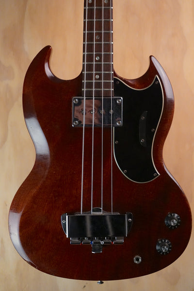 1968 Gibson EB-0 Cherry Short Scale Bass Guitar Vintage USA Bass, (Used)