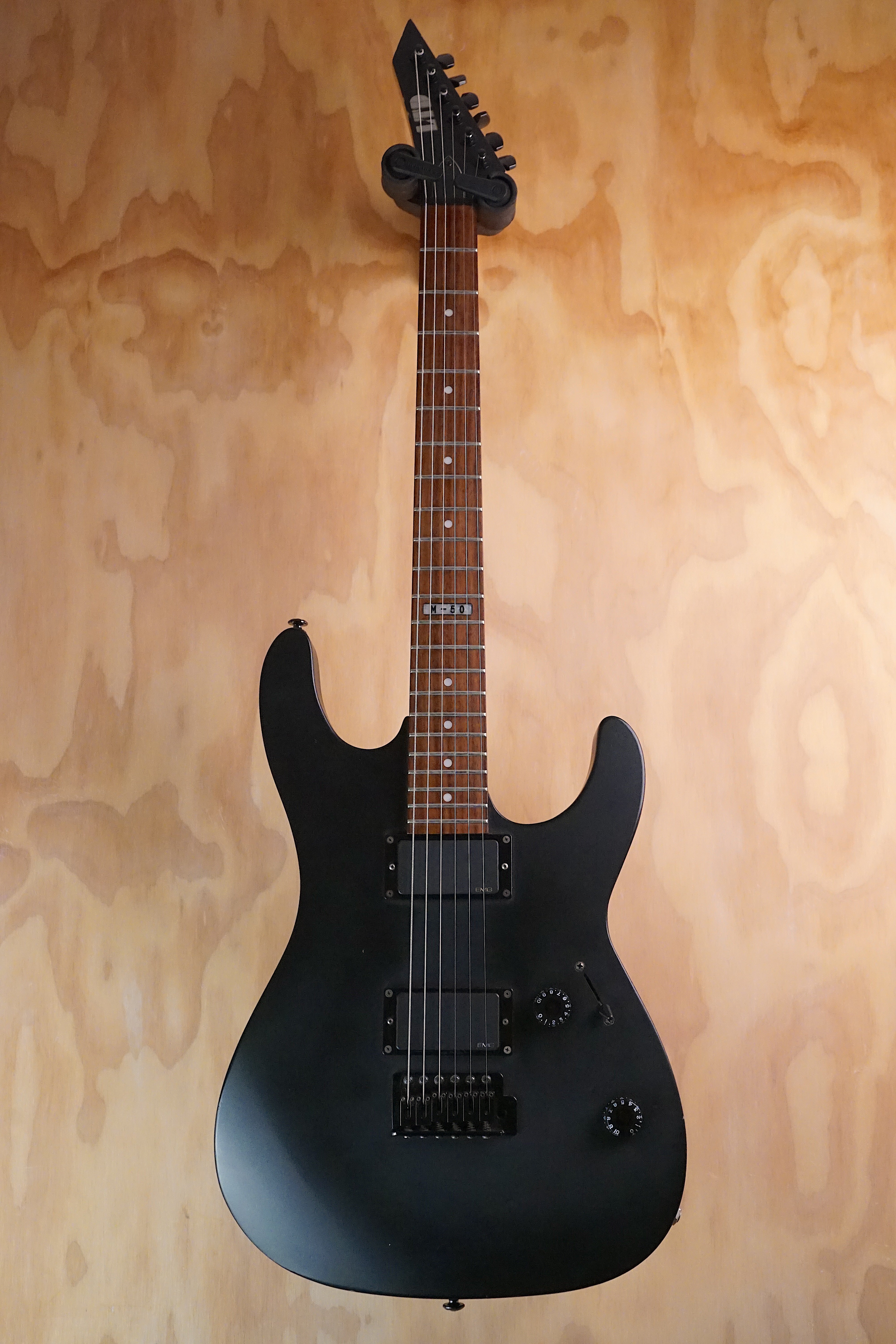 ESP LTD M-50 Black Satin Electric Guitar, (Used)